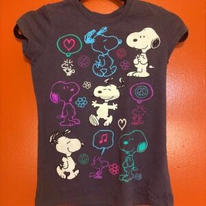 Kids Snoopy Graphic Tee - Old Navy with Multicolor Prints